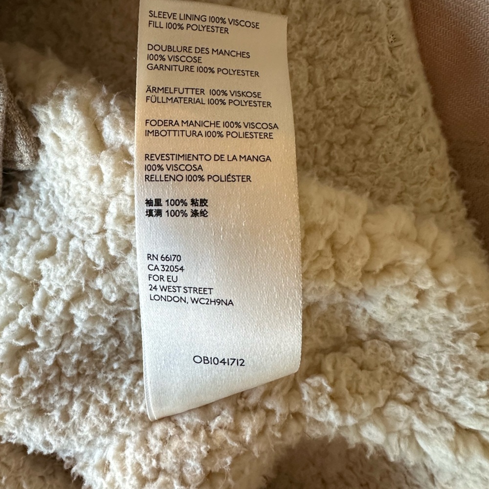 We The Free By Free People Woodlands Plaid Sherpa Jacket Beige - Picture 11 of 12